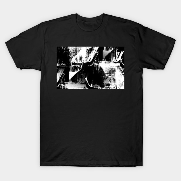 Introspection-Black and White T-Shirt by born30